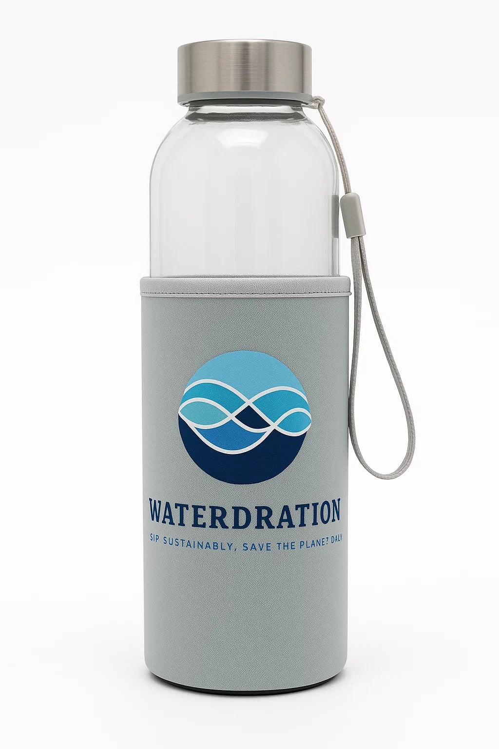 500ML Glass Water Bottle with Sleeve