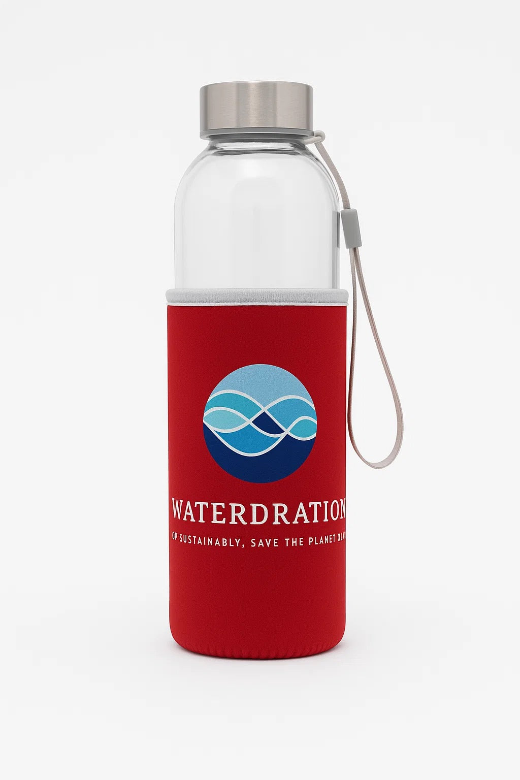 500ML Glass Water Bottle with Sleeve