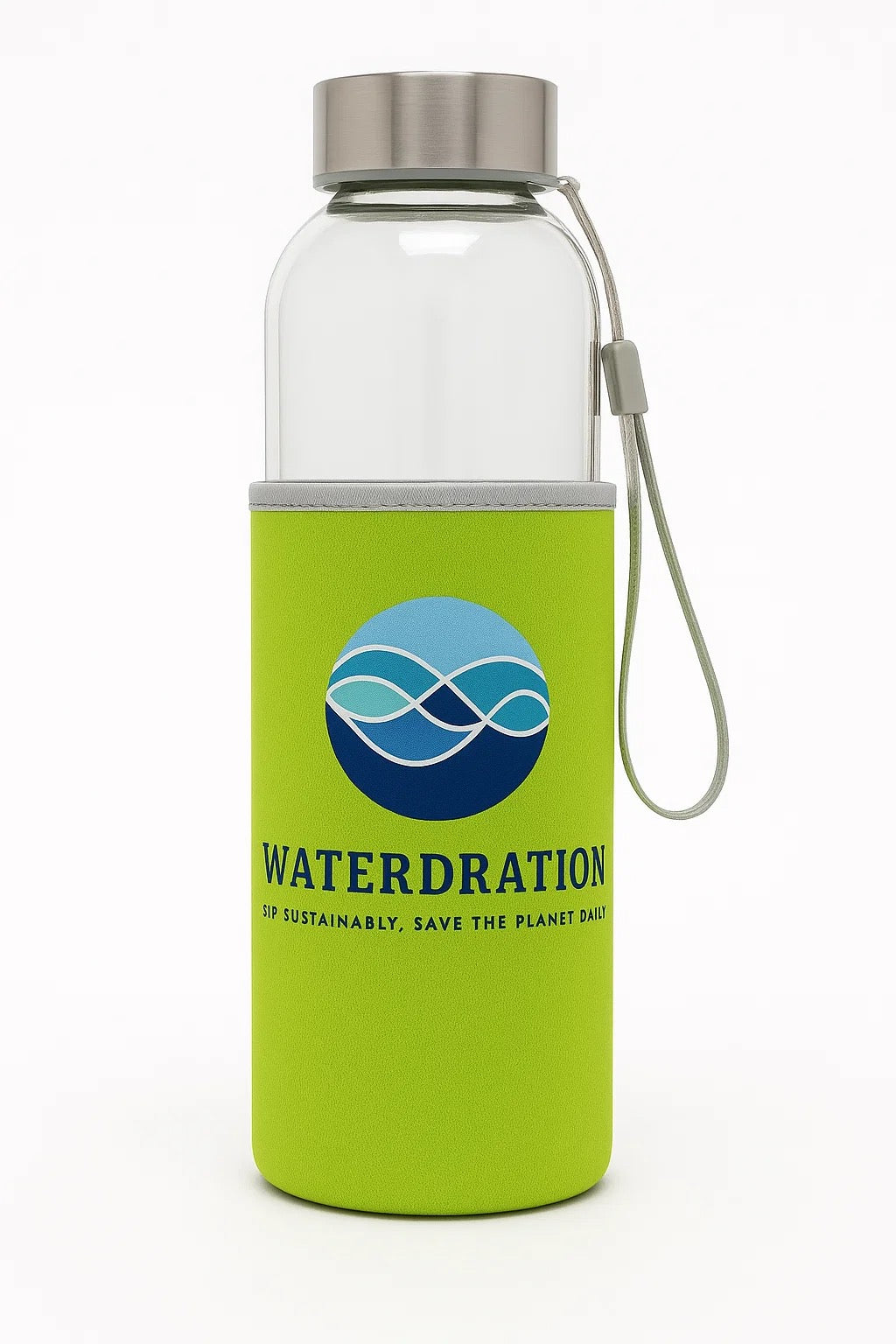 500ML Glass Water Bottle with Sleeve