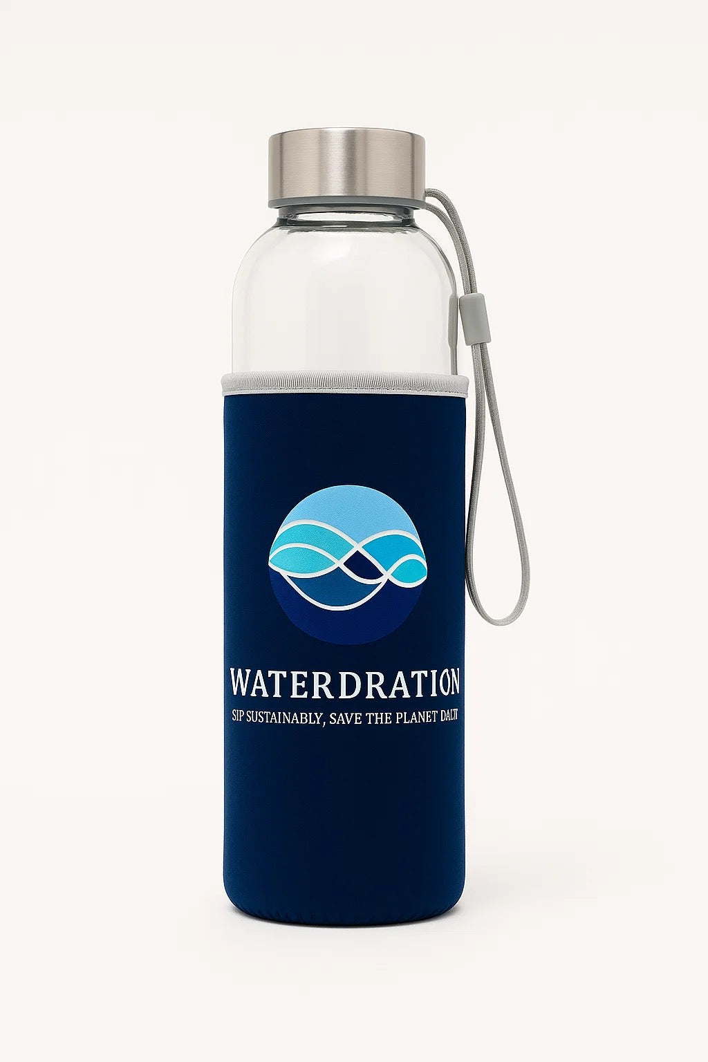 500ML Glass Water Bottle with Sleeve