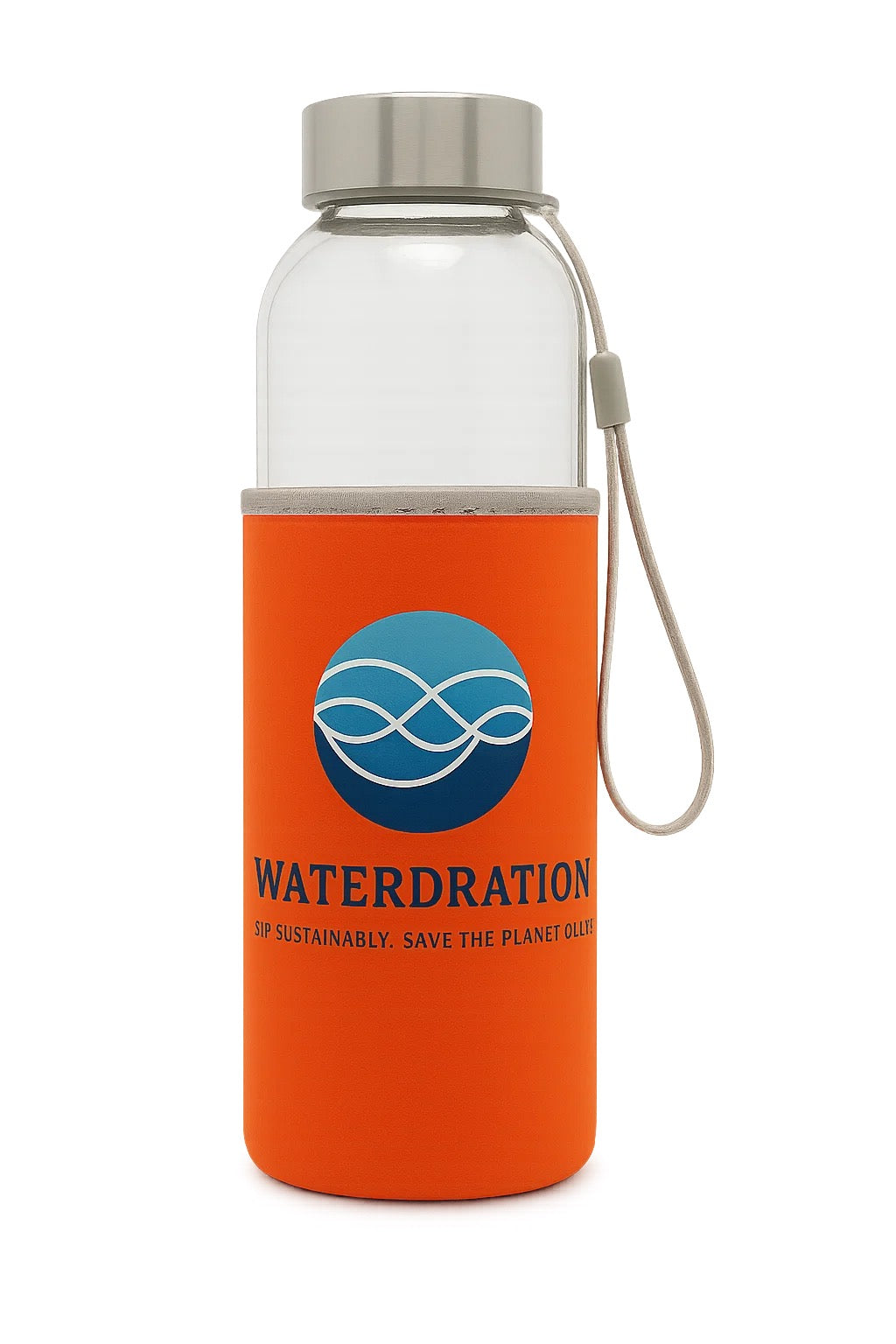 500ML Glass Water Bottle with Sleeve
