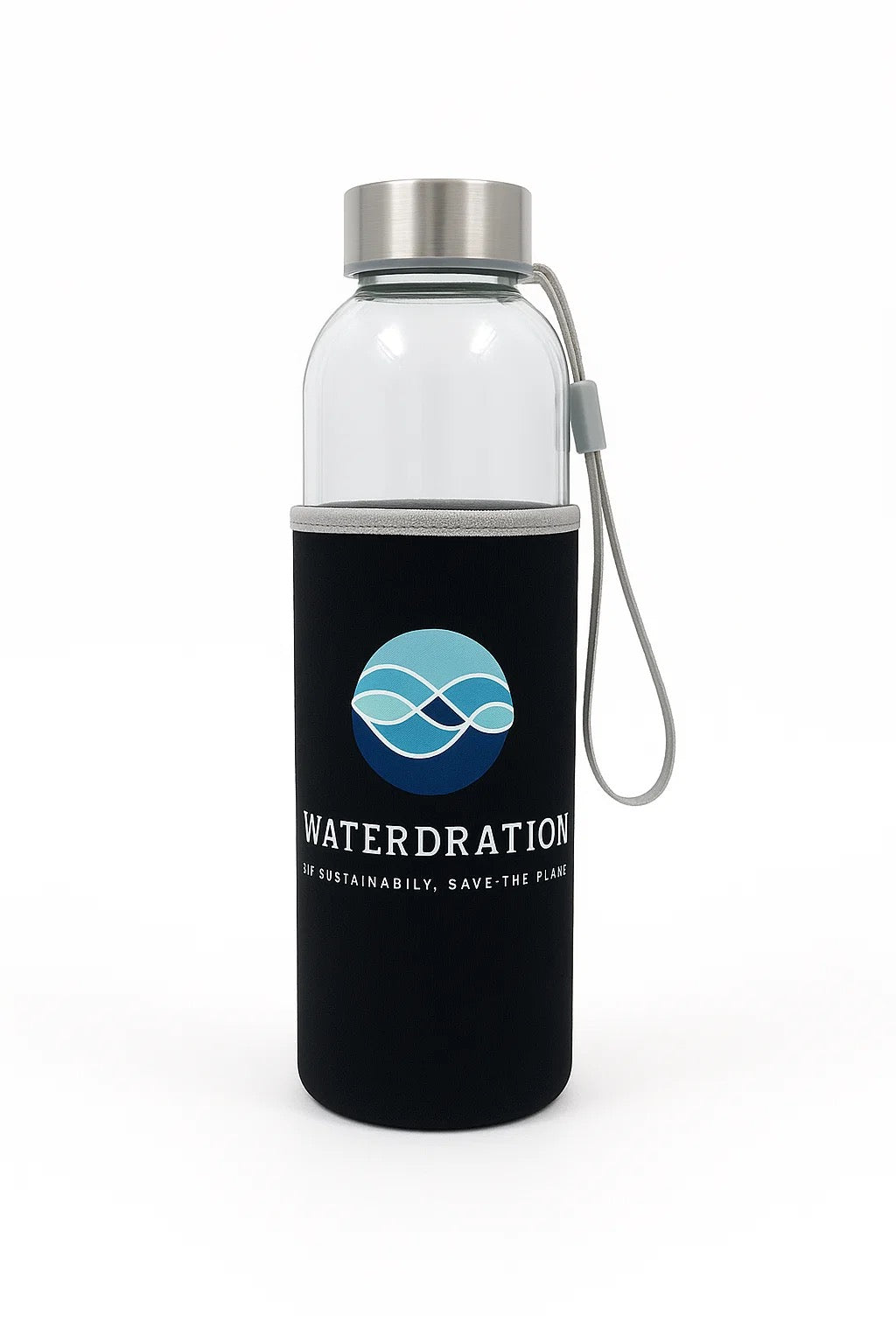 500ML Glass Water Bottle with Sleeve