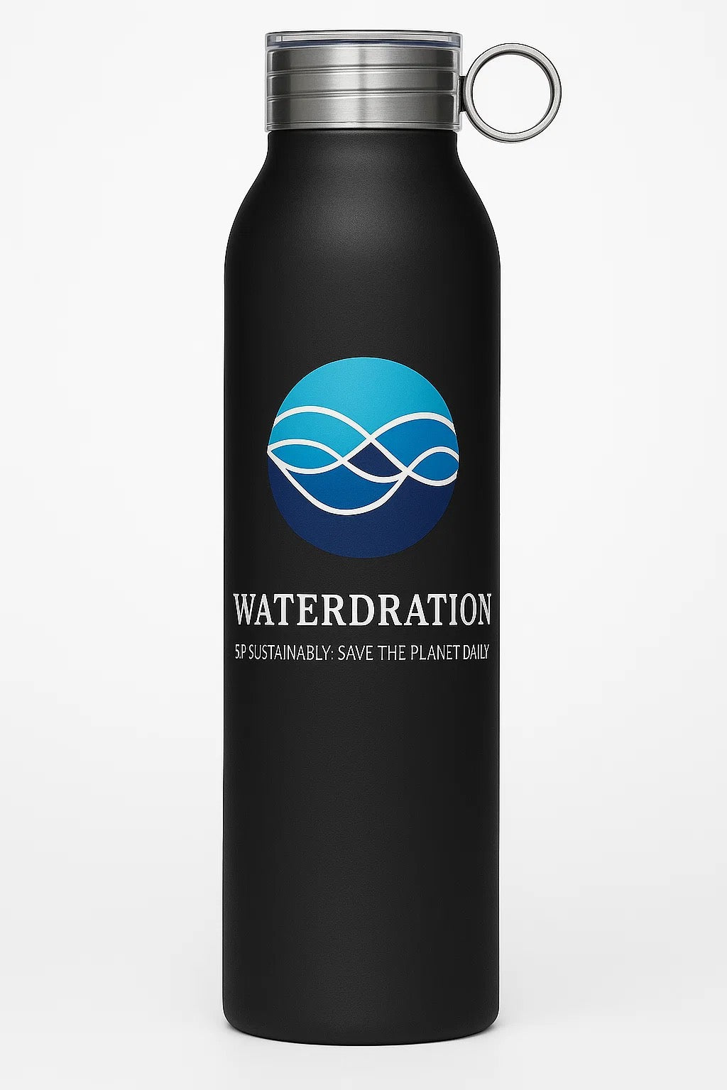 650ml RCS recycled stainless steel water bottle