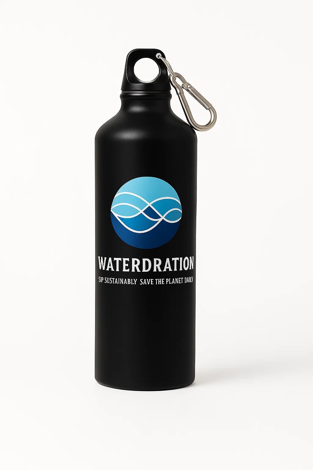 750ML Aluminum Water Bottle with Hook