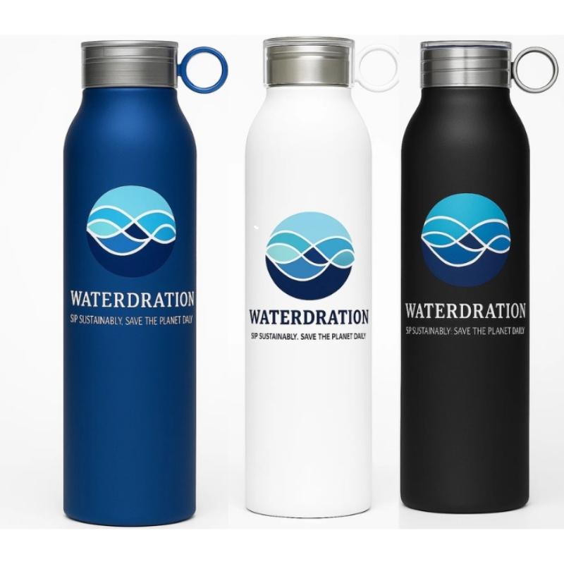 650ml RCS recycled stainless steel water bottle