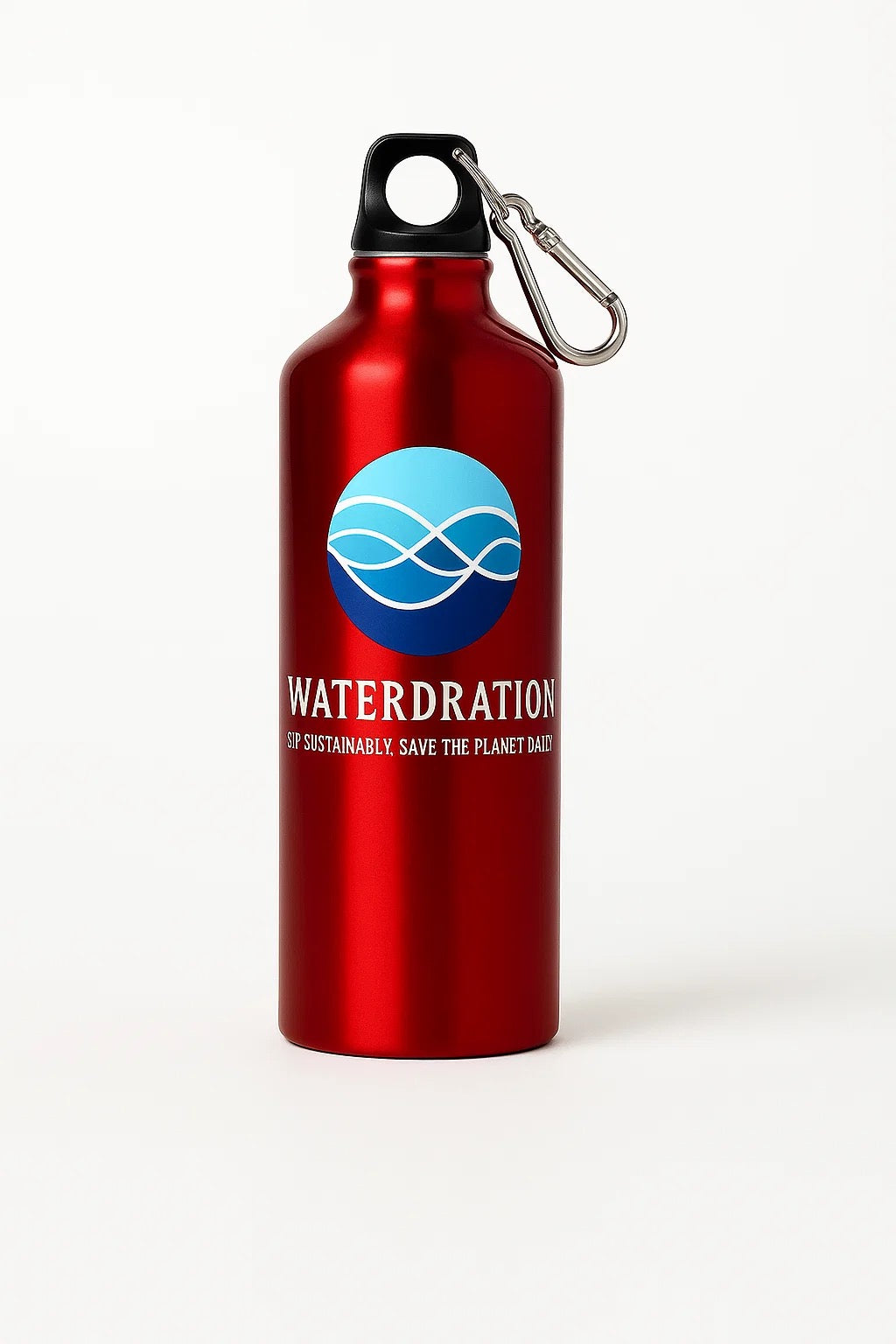 750ML Aluminum Water Bottle with Hook